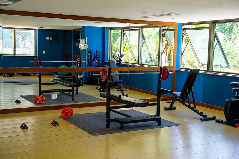 Suíte com Varanda e Vista Mar