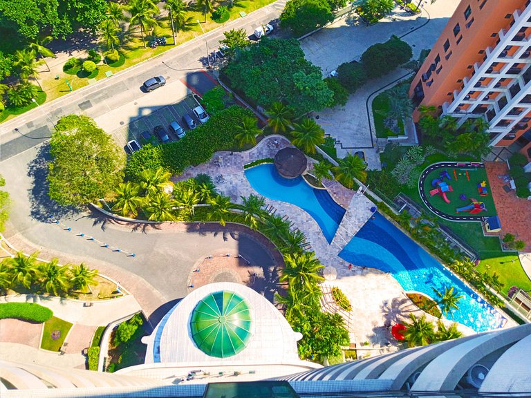 Suíte com Varanda e Vista Mar