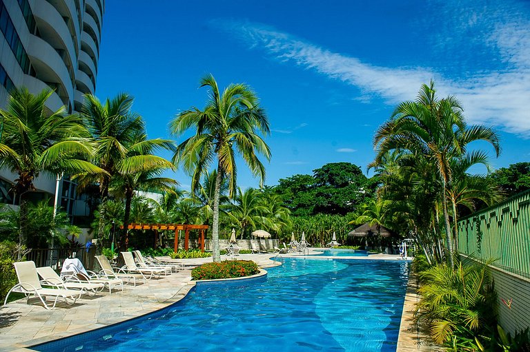 Suíte com Varanda e Vista Mar